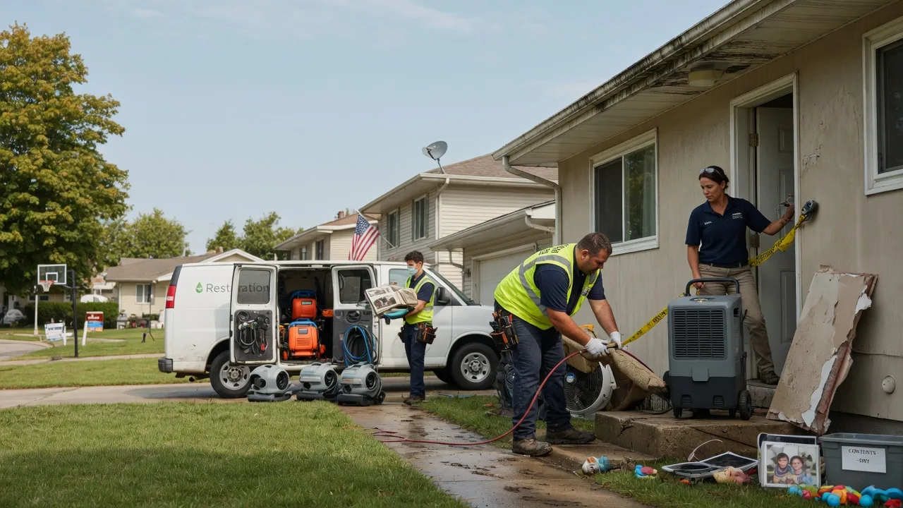 Water Damage Restoration in Hope, IN near me